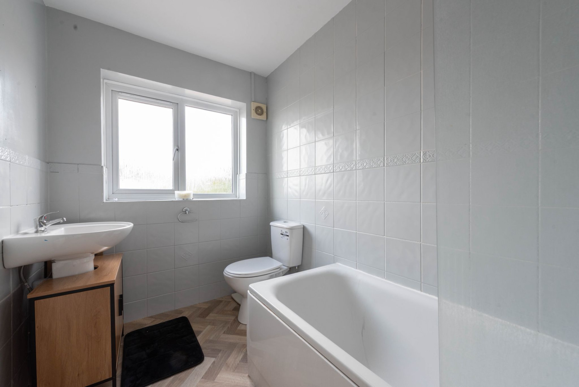 Finished bathroom after the Horspath Road renovation by RedFox Homes in Oxfordshire