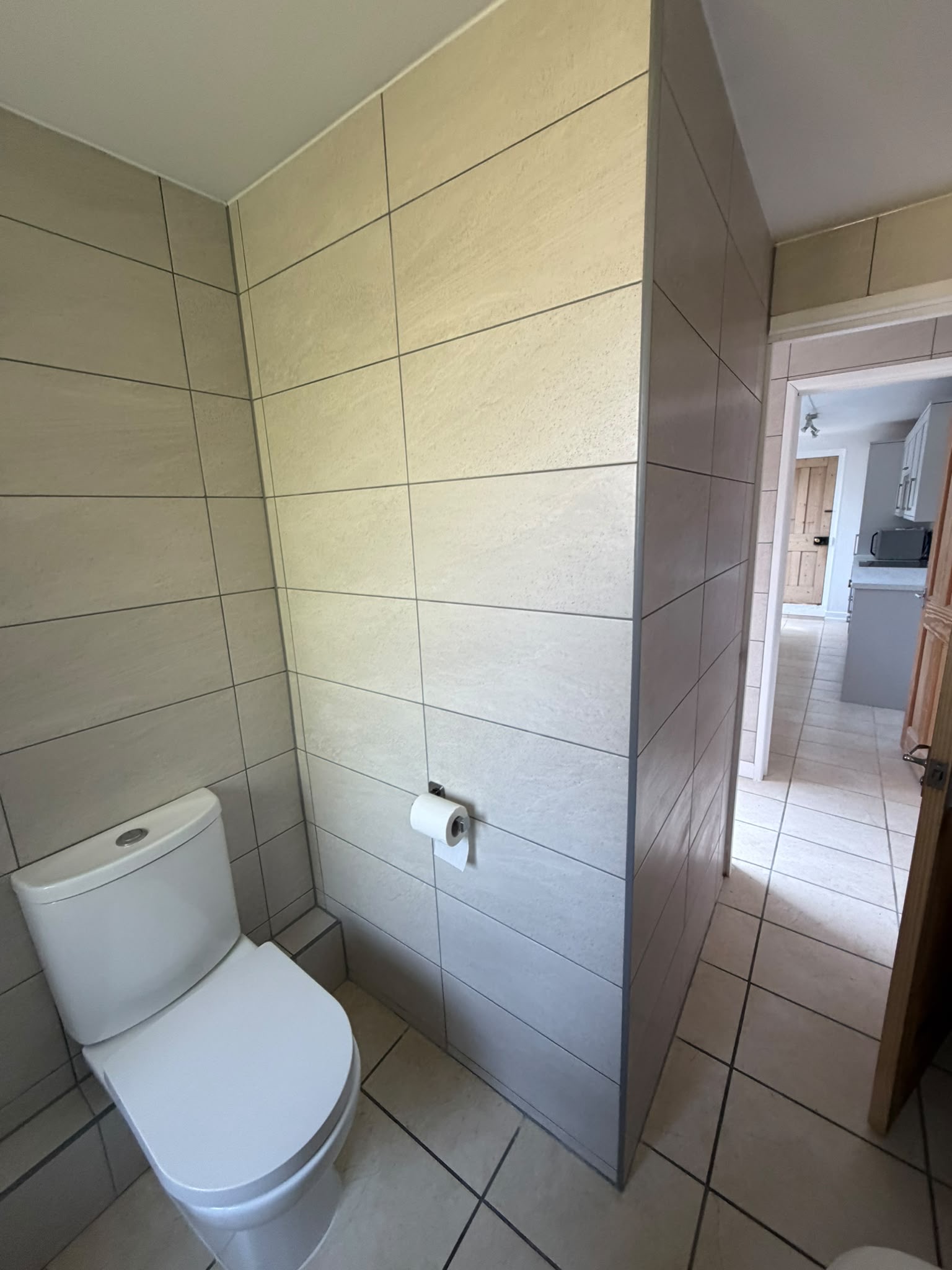 Finished bathroom after the The Harley HMO conversion project by RedFox Homes in Oxfordshire